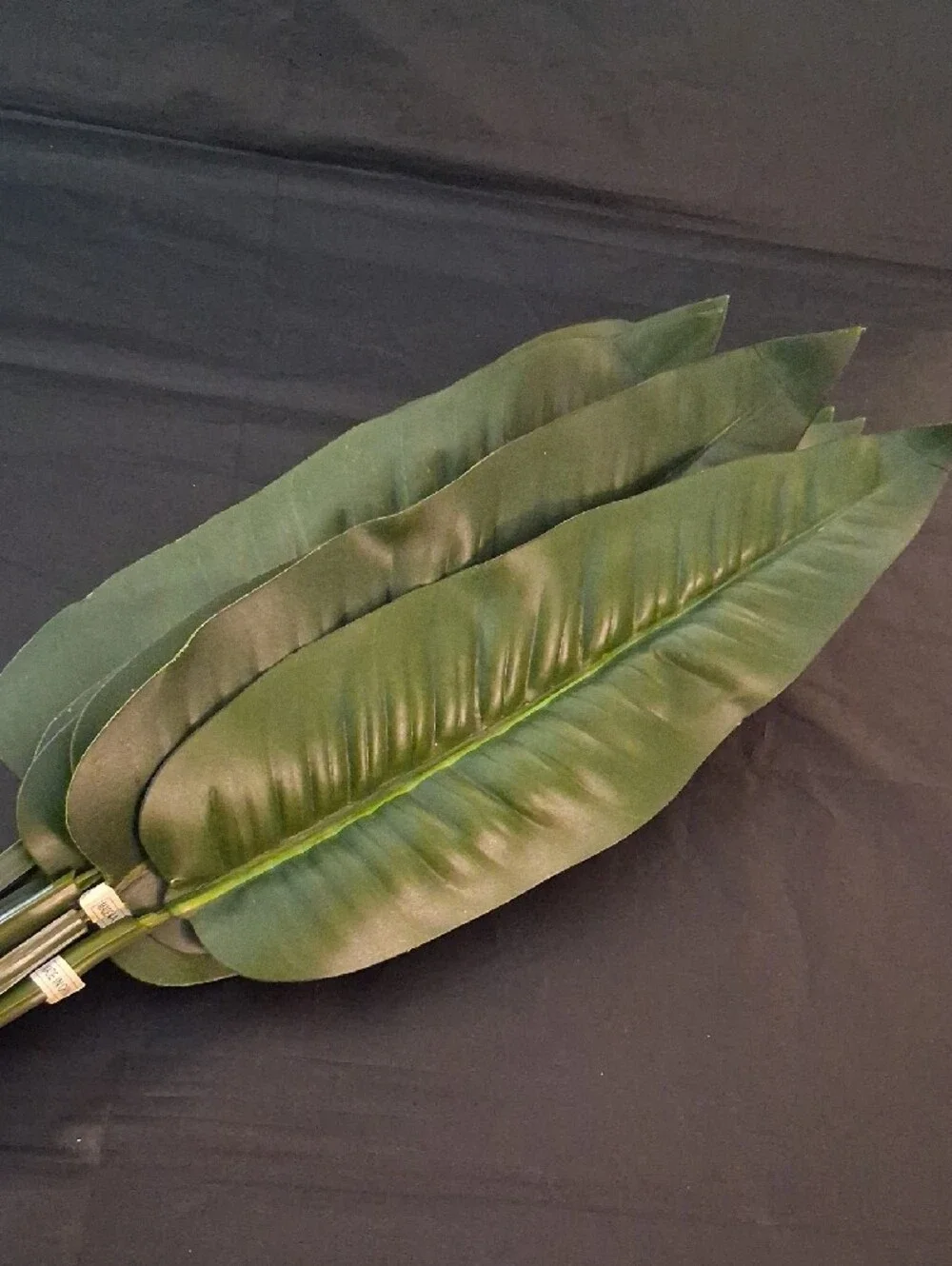 12pc Faux Bird of Paradise Leaf Stems 46